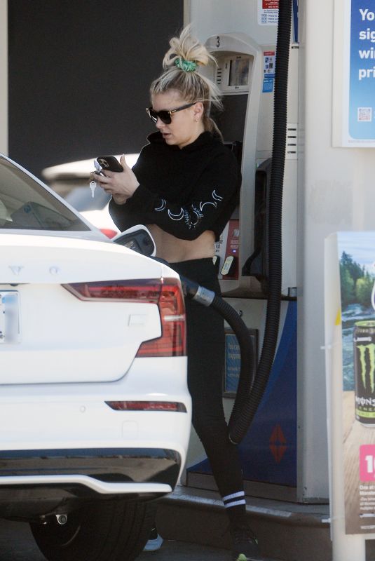 ARIANA MADIX at a Gas Station in Los Angeles 07/10/2023