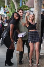 ARIANA MADIX, KATIE MALONEY and LALA KENT on the Set of Vanderpump Rules in West Hollywood 07/01/2023