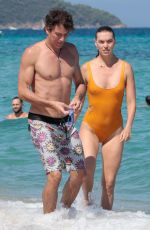 ARIZONA MUSE in Swimsuit at Club 55 in Saint Tropez 07/28/2023