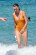 ARIZONA MUSE in Swimsuit at Club 55 in Saint Tropez 07/28/2023