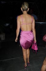 ASHLEY ROBERTS Arrives at Chiltern Firehouse in London 07/21/2023