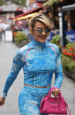 ASHLEY ROBERTS Arrives at Heart Radio Show in London 07/28/2023