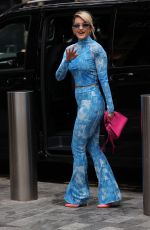 ASHLEY ROBERTS Arrives at Heart Radio Show in London 07/28/2023
