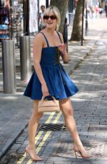 ASHLEY ROBERTS Leaves Global Radio Studios in London 07/17/2023