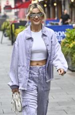 ASHLEY ROBERTS Leaves Global Studios in London 07/06/2023