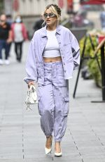 ASHLEY ROBERTS Leaves Global Studios in London 07/06/2023