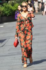ASHLEY ROBERTS Leaves Heart Breakfast in London 07/26/2023