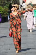 ASHLEY ROBERTS Leaves Heart Breakfast in London 07/26/2023