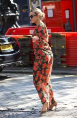 ASHLEY ROBERTS Leaves Heart Breakfast in London 07/26/2023