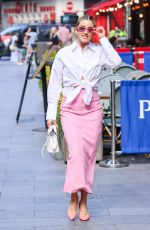 ASHLEY ROBERTS Leaves Heart Breakfast Show in London 07/10/2023