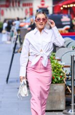 ASHLEY ROBERTS Leaves Heart Breakfast Show in London 07/10/2023