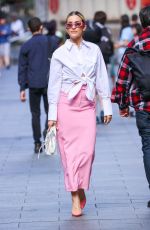 ASHLEY ROBERTS Leaves Heart Breakfast Show in London 07/10/2023
