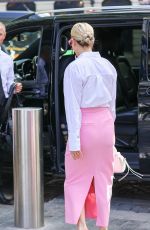 ASHLEY ROBERTS Leaves Heart Breakfast Show in London 07/10/2023