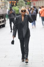 ASHLEY ROBERTS Leaves Heart Breakfast Show in London 07/27/2023