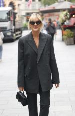 ASHLEY ROBERTS Leaves Heart Breakfast Show in London 07/27/2023