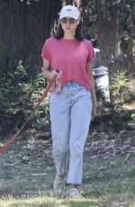 AUBREY PLAZA Out with Her Dog in Los Feliz 07/25/2023