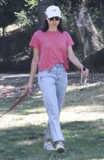 AUBREY PLAZA Out with Her Dog in Los Feliz 07/25/2023