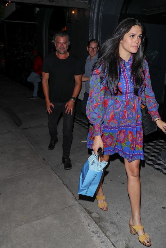 AUDRA MARI Out for Dinner at Craig