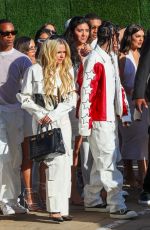 AVRIL LAVIGNE and Tyga Arrives at 4th of July White Party at Nobu in Malibu 07/04/2023