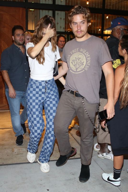 BARBARA PALVIN and Dylan Sprouse Out for First Time After Getting Married in Hollywood 07/23/2023