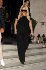 BEBE REXHA Night Out with Friends at 22 Mayfair in London 07/27/2023