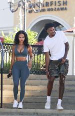BREAH HICKS and Jalen Green Out for Lunch in Calabasas 07/27/2023