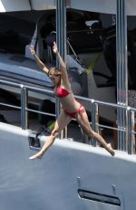 BRITNEY THERION in Bikini on Vacation in Capri 07/10/2023