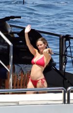 BRITNEY THERION in Bikini on Vacation in Capri 07/10/2023