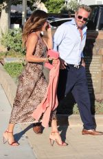 BROOKE BURKE and Scott Rigsby Out for Dinner at Nobu in Malibu 07/10/2023