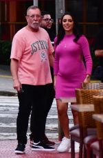 BRUNA BIANCARDI Leaves a Restaurant in Sao Paulo 07/27/2023