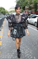 CAMILA CABELLO Arrives at Viktor & Rolf Haute Couture Spring/Summer 23/24 Show at Paris Fashion Week 07/05/2023
