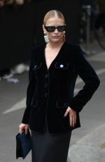 CAMILLE RAZAT Arrives for at Giorgio Armani Prive Haute Couture Show at Paris Fashion Week 07/04/2023