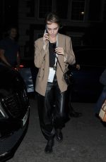 CARA DELEVINGNE and MINKE Arrives at Twenty Two Hotel in London 07/10/2023