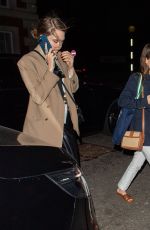CARA DELEVINGNE and MINKE Arrives at Twenty Two Hotel in London 07/10/2023