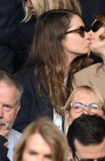 CARA DELEVINGNE and MINKE at Wimbledon Tennis Championships in London 07/10/2023