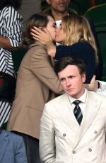 CARA DELEVINGNE and MINKE at Wimbledon Tennis Championships in London 07/10/2023