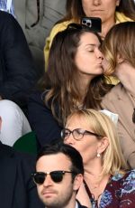 CARA DELEVINGNE and MINKE at Wimbledon Tennis Championships in London 07/10/2023
