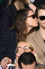 CARA DELEVINGNE and MINKE at Wimbledon Tennis Championships in London 07/10/2023