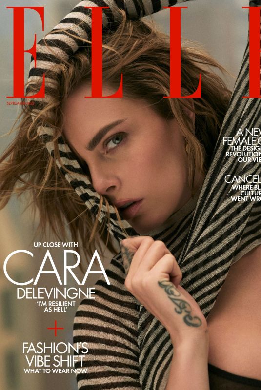 CARA DELEVINGNE for Elle UK, September 2023
