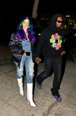 CARDI B and Offset Leaves Delilah in West Hollywood 07/28/2023