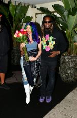 CARDI B and Offset Leaves Delilah in West Hollywood 07/28/2023