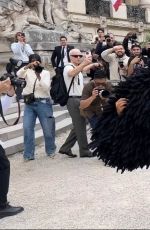 CARDI B Arrives at Schiaparelli Fashion Show in Paris 07/03/2023