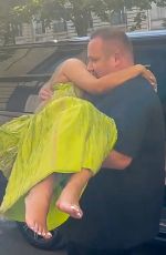 CARDI B Has Her Bodyguard Carry Her into Hotel in Paris 07/06/2023