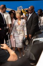 CARDI B Leaves Thom Browne Fashion Show in Paris 07/03/2023