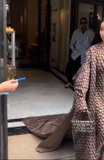 CARDI B Leaves Valentino Store in Paris 07/04/2023