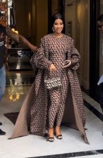 CARDI B Leaves Valentino Store in Paris 07/04/2023
