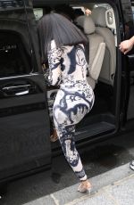CARDI B Out at Paris Fashion Week 07/05/2023