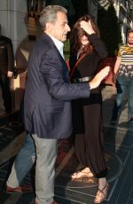 CARLA BRUNI Arrives at Bristol Hotel in Paris 07/06/2023
