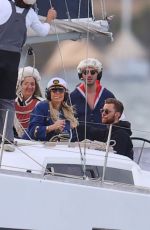 CARRIE BICKMORE and Tommy Little Set Sail on Sydney Harbour 07/21/2023