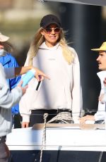 CARRIE BICKMORE and Tommy Little Set Sail on Sydney Harbour 07/21/2023